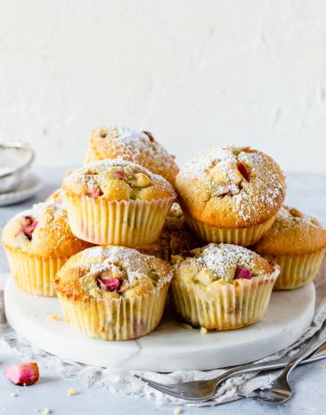 Rhabarber-Muffins