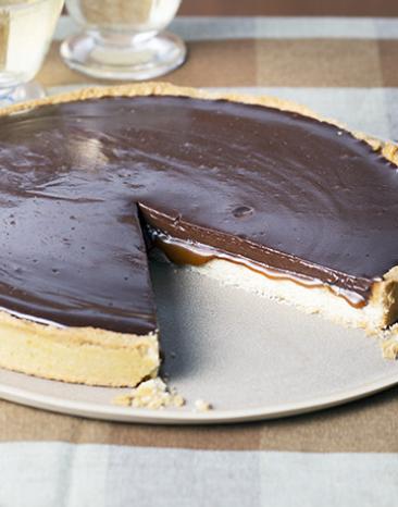 Schokoladen-Karamell-Tarte