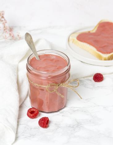 Himbeer-Rhabarber-Curd