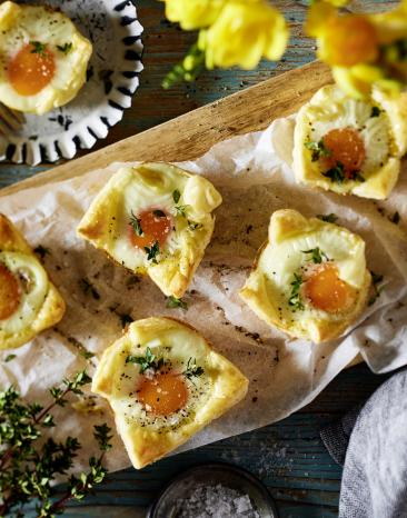 Tomaten-Ei-Törtchen