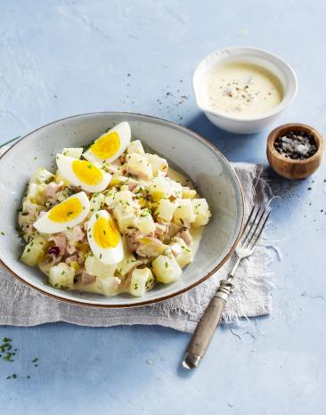 "Kartoffelsalat" aus Kohlrabi