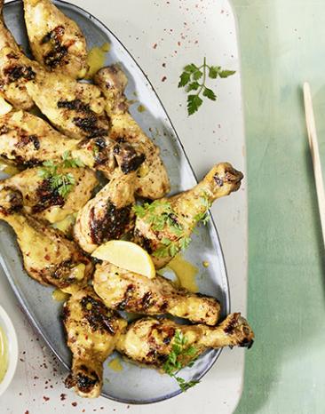 Chicken Drumsticks mit Honig-Senf-Marinade