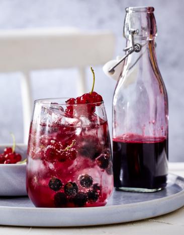 Sirup für Johannisbeer-Vanille-Limo