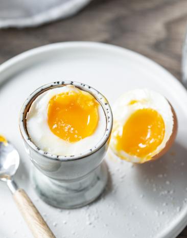 Eier dämpfen - mittelweich