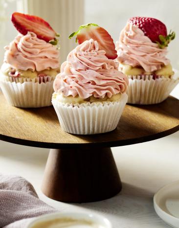 Erdbeer-Cupcakes