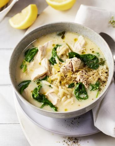 Griechische Zitronen-Hühnersuppe
