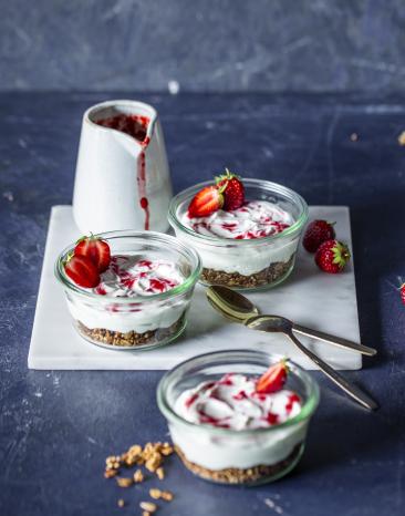 New York Cheesecake im Glas