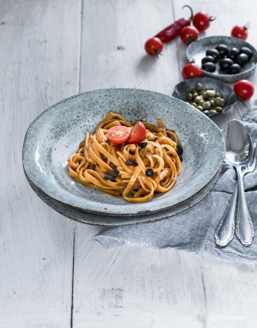 One-Pot-Fettucine alla Puttanesca