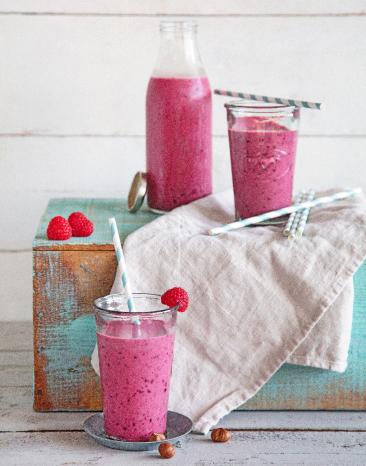 Roter Beeren-Shake