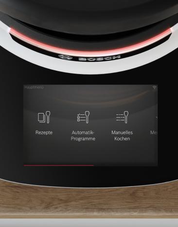 Close-up Bedienoberfläche des Cookit