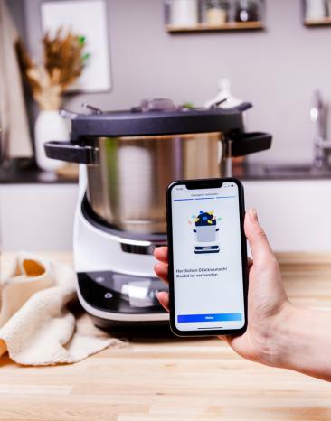 Jetzt ist dein Cookit mit der Home Connect App verbunden.