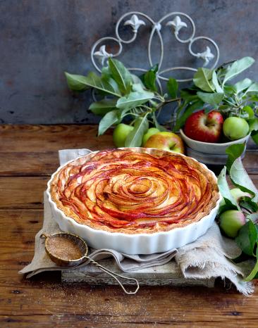 Apfeltarte mit Dinkel