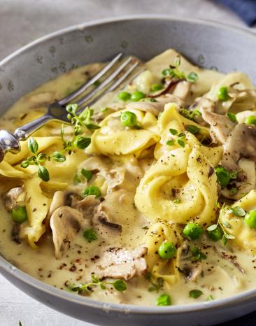 One-Pot-Tortellini-Pilzragout