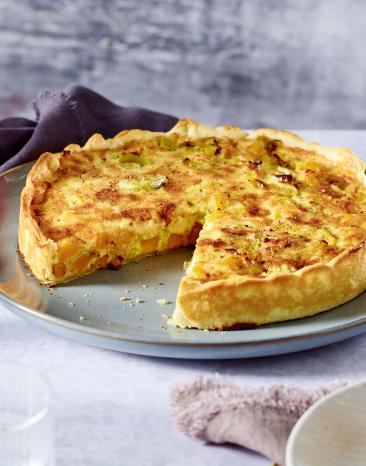 Schnelle Kürbis-Quiche