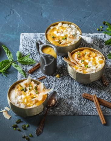 Milchreis Mango-Lassi-Style