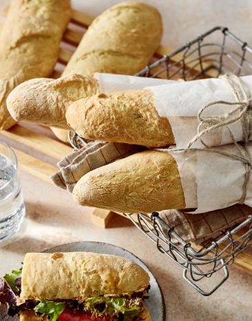 Baguette-Brötchen