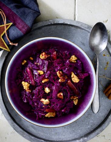 Rotkohl mit Nusscrunch
