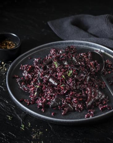 Schwarzes Risotto