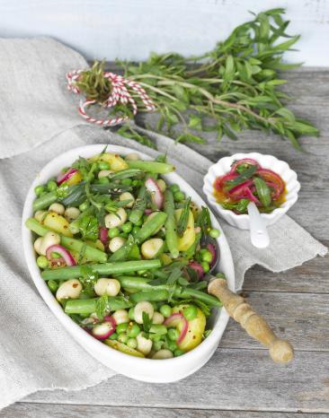 Würziger Bohnensalat