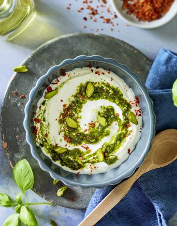 Super cremiger Pistazien-Feta-Dip