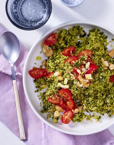 Couscous mit Grünkohl-Pesto