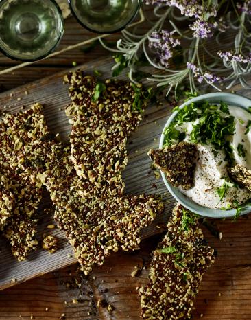 Einfaches Low-Carb Knäckebrot