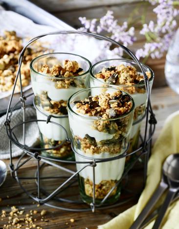 Low-Carb Granola mit Knuspereffekt