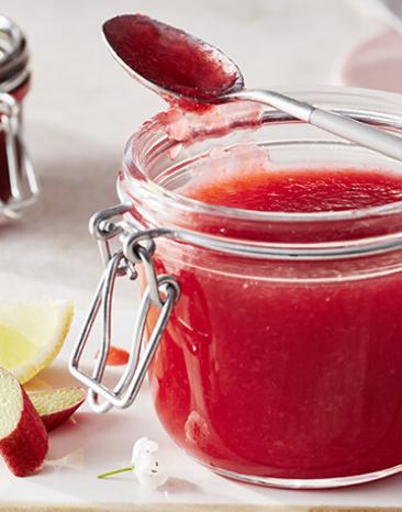 Einfache Rhabarber-Konfitüre