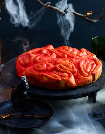 Halloween Zitronenschnecken in Gehirn Optik
