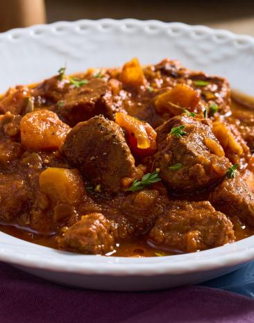 Rinder-Ragout mit Gemüse