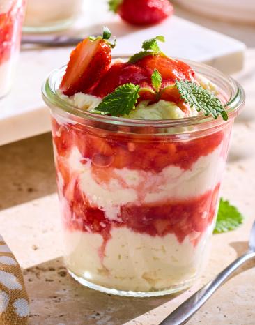 Erdbeeren mit Mascarpone-Creme