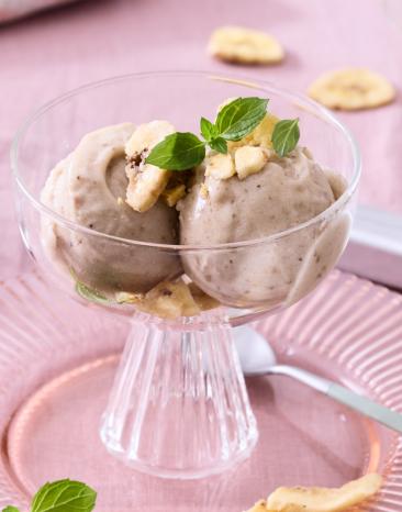 Nicecream in Eisgläsern