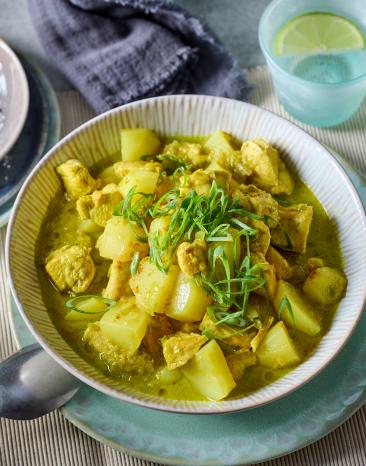 Einfaches Hähnchen-Kartoffel-Curry
