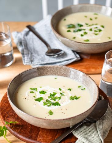 Lauchcremesuppe