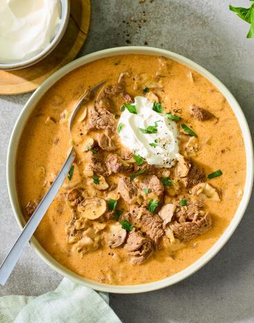 Boeuf Stroganoff