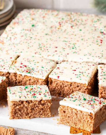 Weicher Spekulatiuskuchen vom Blech