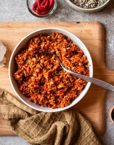 Würziges Sonnenblumen-Topping