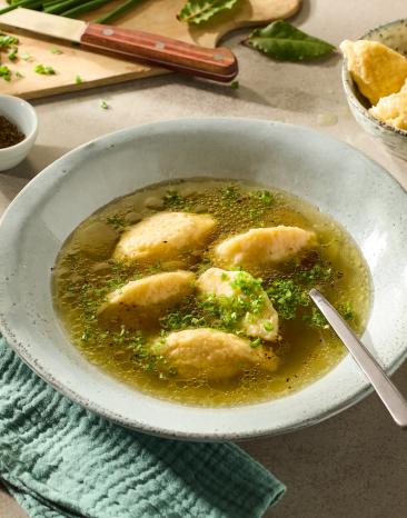 Butternockerl-Suppe