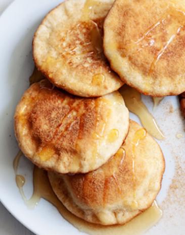 Süße Käsetaschen mit Honig