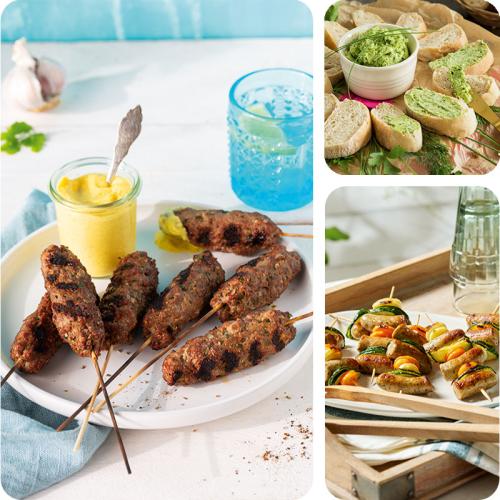 Leckere schnelle Rezepte zum Grillen für Groß und Klein. 